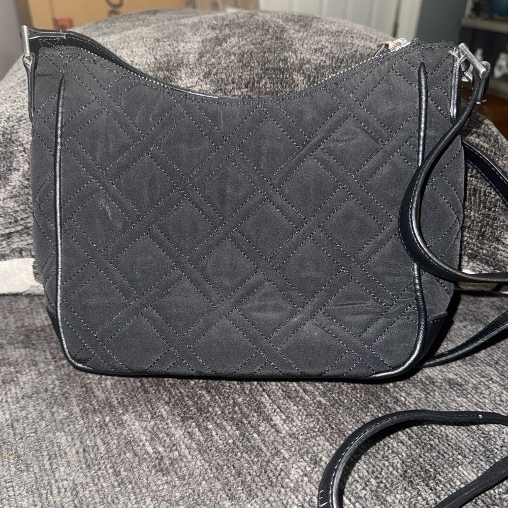 Vera Bradley Mini Vivian Crossbody Black Quilted Lightweight Everyday Bag - Picture 8 of 14